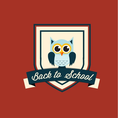 Back to School Typographic Elements - Vintage Style Back to School and Looking Cool Design Layout In Vector Formatのイラスト素材