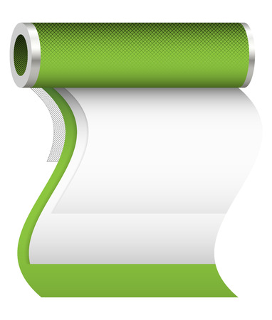 Air filter isolated on white background. Vector illustration.のイラスト素材