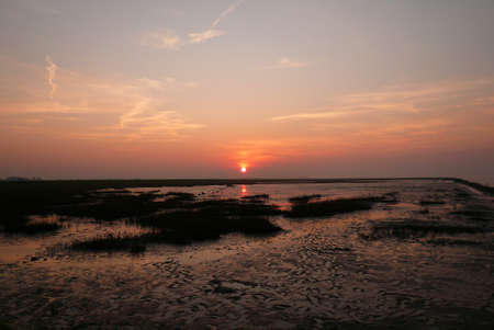 Sunset in Brittanyの写真素材