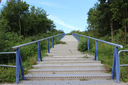 Stairs to Blue Skyの写真素材