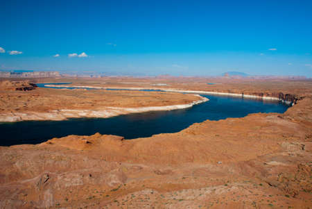 Valley of the Colorado River in Arizona and Utah near Page, USA