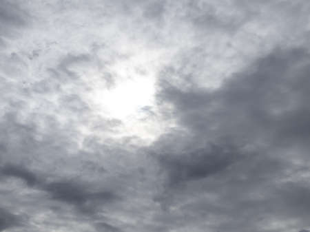 Texture from a photo of the sky with clouds.の写真素材