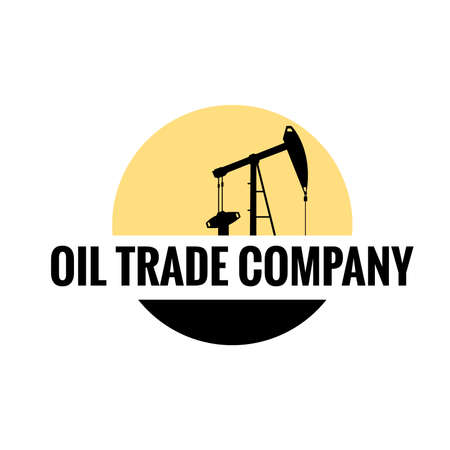 Oil trade vector logoのイラスト素材