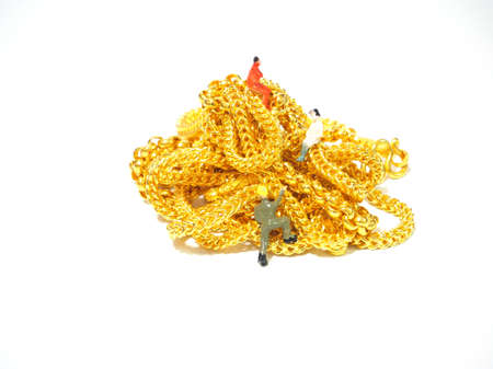 Miniature try to climb to the top of the gold., business conceptの写真素材