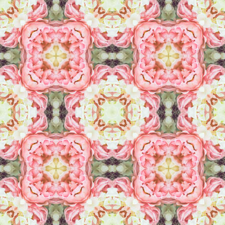 mandala, kaleidoscope , seamless pattern for create beautiful backgroundの写真素材