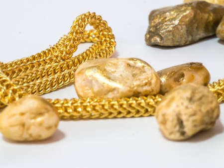 Goldfinch is made of gold molten mass at a temperature of 1,064 Â° Cの写真素材