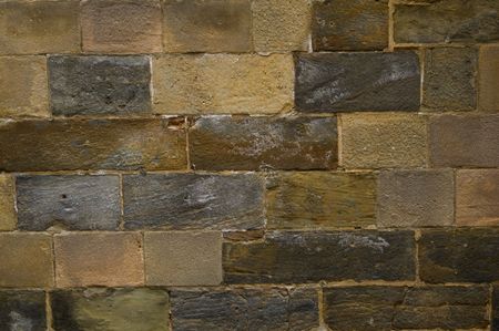 Wall with old bricksの写真素材