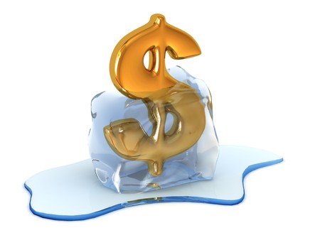 Render of unfreezing dollar sign (end of crisis)
の写真素材