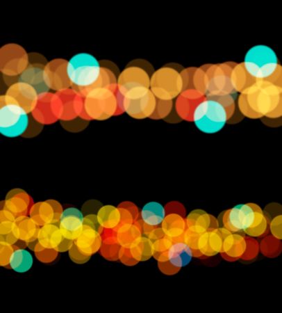 Blurred background with colored circlesの写真素材