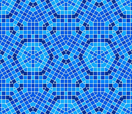 seamless colourful ornamental background made of mosaicのイラスト素材