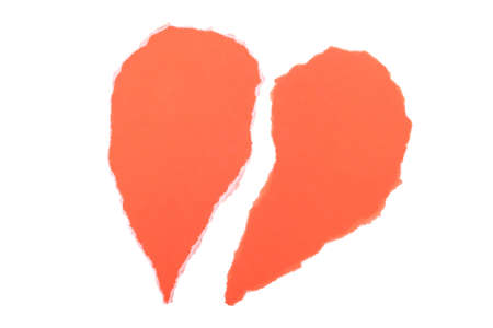 Paper heart symbolの写真素材