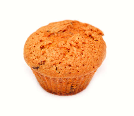 fresh round cake on a white backgroundの写真素材