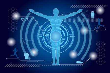 wearable technologyのイラスト素材