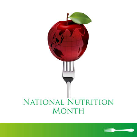 national nutrition monthのイラスト素材
