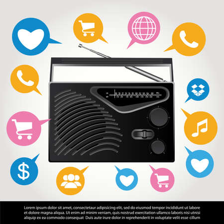 public relations backgroundのイラスト素材