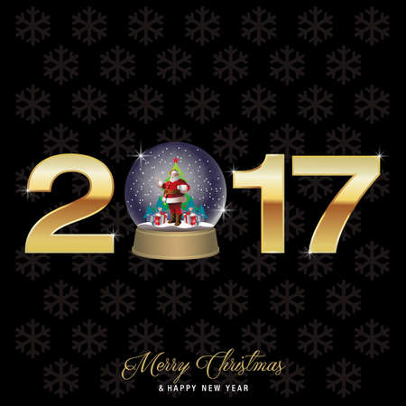 New Year Background 2017のイラスト素材