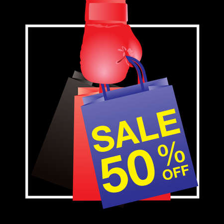 Boxing Day backgroundのイラスト素材