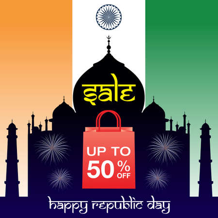 india republic day saleのイラスト素材