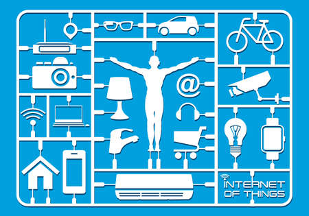 Internet of thingsのイラスト素材