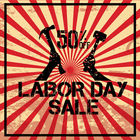 Labor day saleのイラスト素材