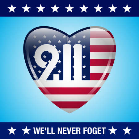Vector Illustration of  Patriot day background