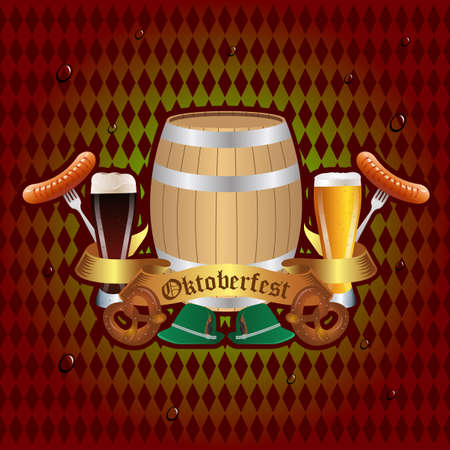 Oktoberfest celebration designのイラスト素材