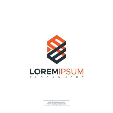 Illustration Vector Initial EM ME Letter Logo modern and elegant style design. business logo design template Designのイラスト素材