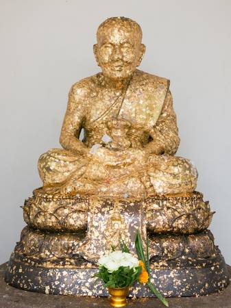 isolate monk the image of Buddhistの写真素材