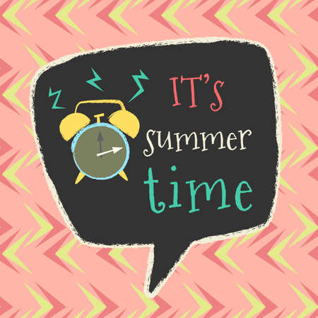 Summer vector banner with seamless pattern. summer postcard.のイラスト素材