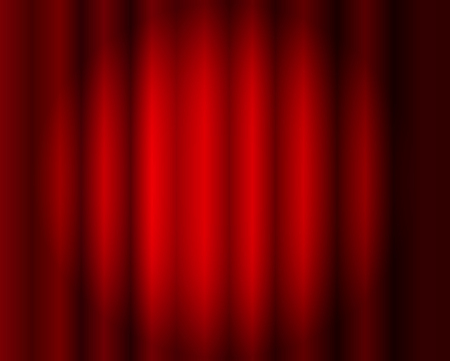 Vector Red Curtains Background, Stage Illusmination, Abstract Spotlight, Theater.のイラスト素材