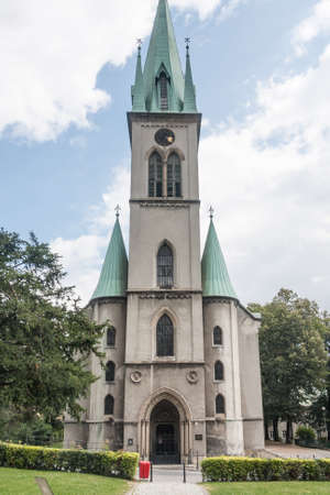 Historic Evangelical - the Augsburg Church of the Savior in the city of Bielsko Biala.