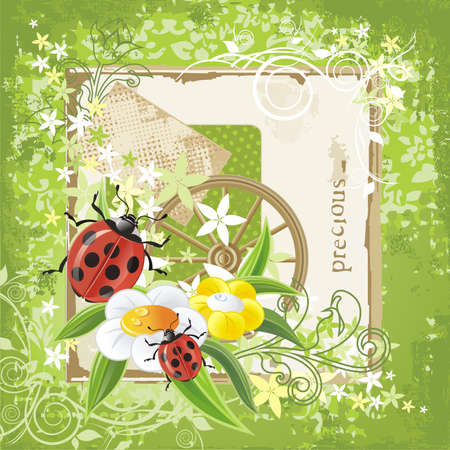 country garden のイラスト素材