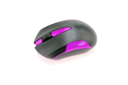 Computer mouse isolated on white backgroundの写真素材