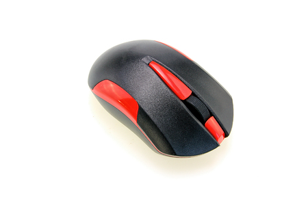 Computer mouse isolated on white backgroundの写真素材