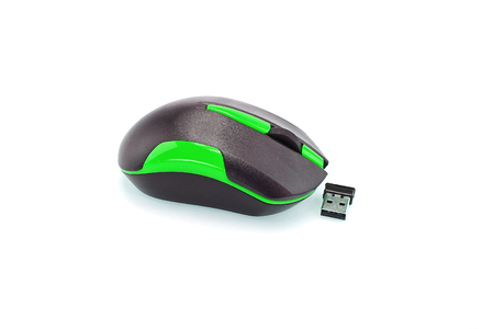 Computer mouse isolated on white backgroundの写真素材