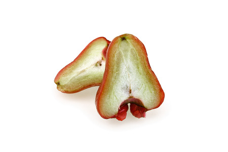 Rose apples isolated on white backgroundの写真素材