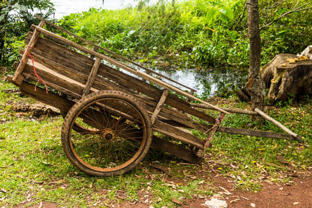 Wooden cart