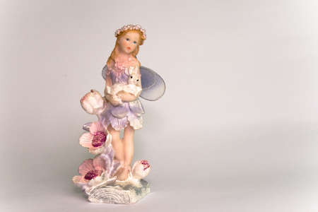 Ceramic figurine, water nymph の写真素材