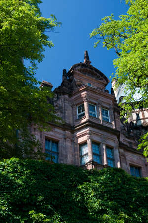 Ksiaz is a castle in Silesia, Poland near the town of Walbrzych.の写真素材