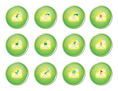 Icons (e-mail)のイラスト素材