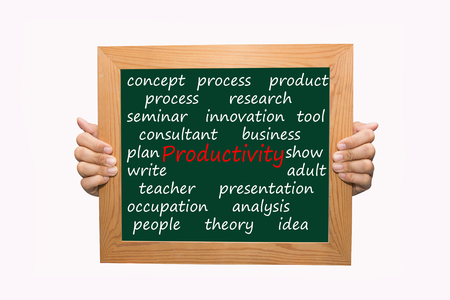 Writing productivity concept の写真素材