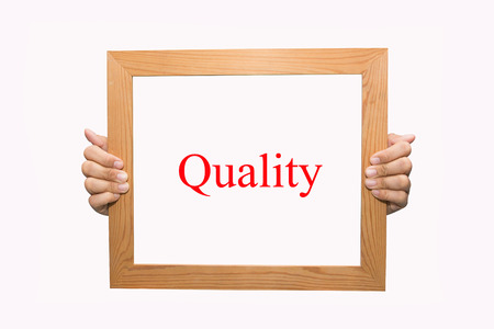 Writing Quality concept の写真素材