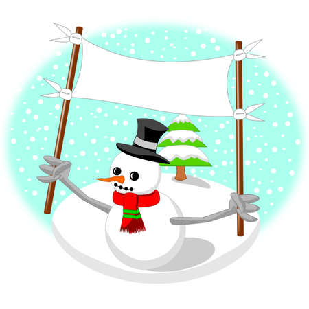snowmanのイラスト素材