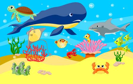 Under the seaのイラスト素材