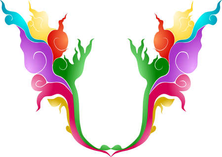 Thai art painting のイラスト素材