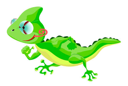 Cartoon Character Lizardのイラスト素材