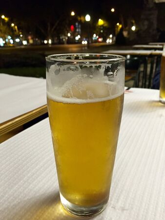 Glass of Cold Beerの写真素材