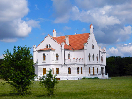 Castle captain was built by Bishop Hybro Bela 1904 years. The castle is located along the road way Zrenjanin - Vrsac.のeditorial素材