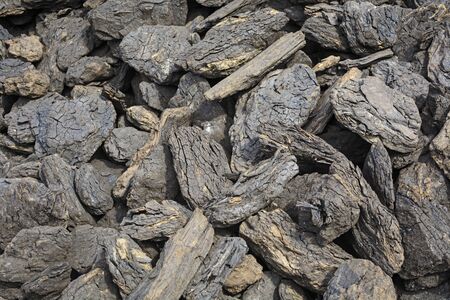 Good value and good quality coal in stock waiting for the first customers.の写真素材
