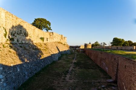 Old fortress of Singidunum (Belgrade) built and rebuild 38 times by celts, romans, serbs, turks, astrians... City is capital of Serbia since 1403. Name Singidunum is the roman version of the celtic name (Singi-dun).のeditorial素材